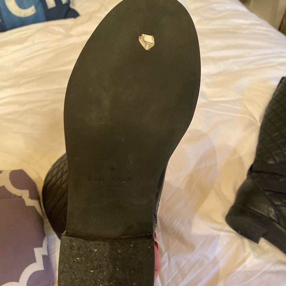 Kate Spade quilted boots